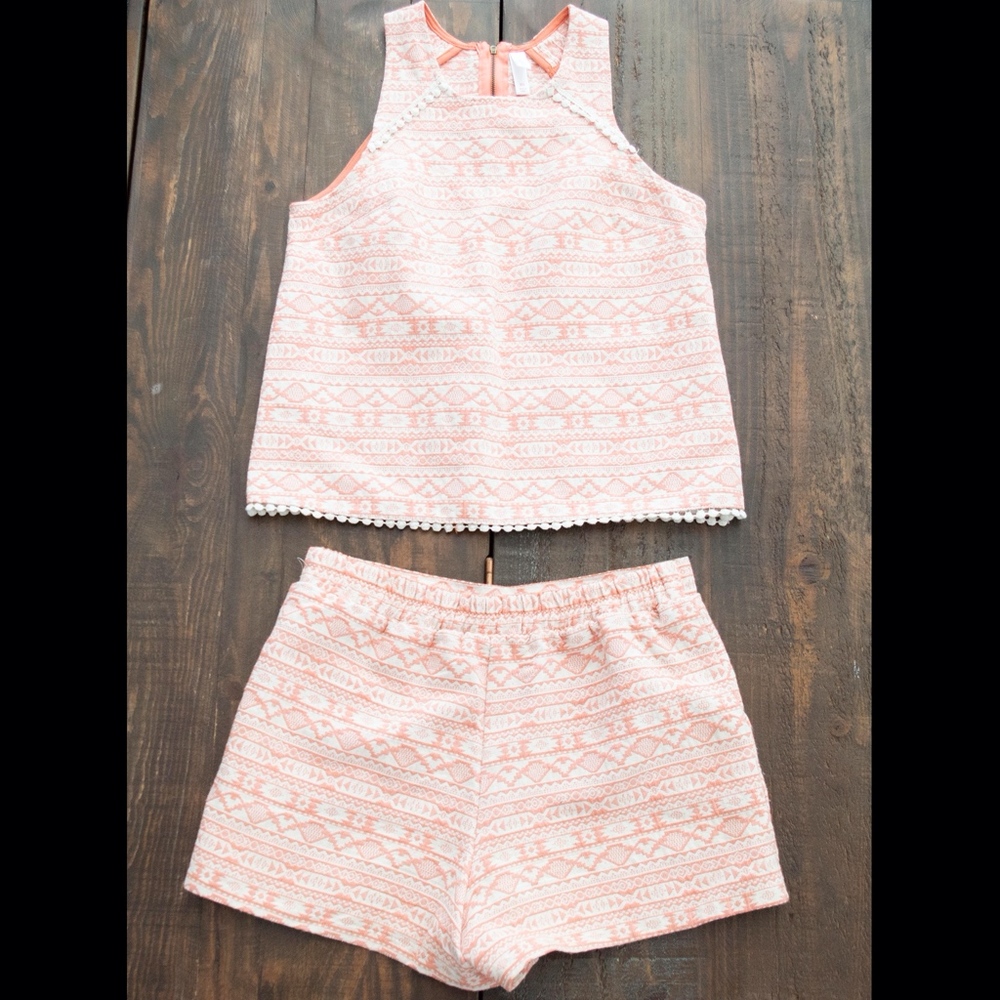 Tribal Design Shirt and shorts set